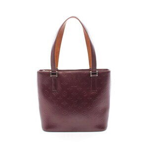 Louis Vuitton Stockton handbag Monogram Matte leather purple Violet